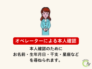 オペレーターによる本人確認
