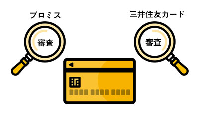プロミスと三井住友カードの審査